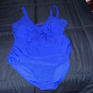 NWT Davi Royal blue one piece swimsuit